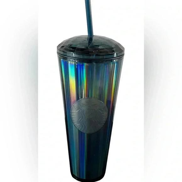 Starbucks Fall 2022 Ocean Kaleidoscope Dome 24oz Venti Tumbler with Straw - Picture 1 of 6